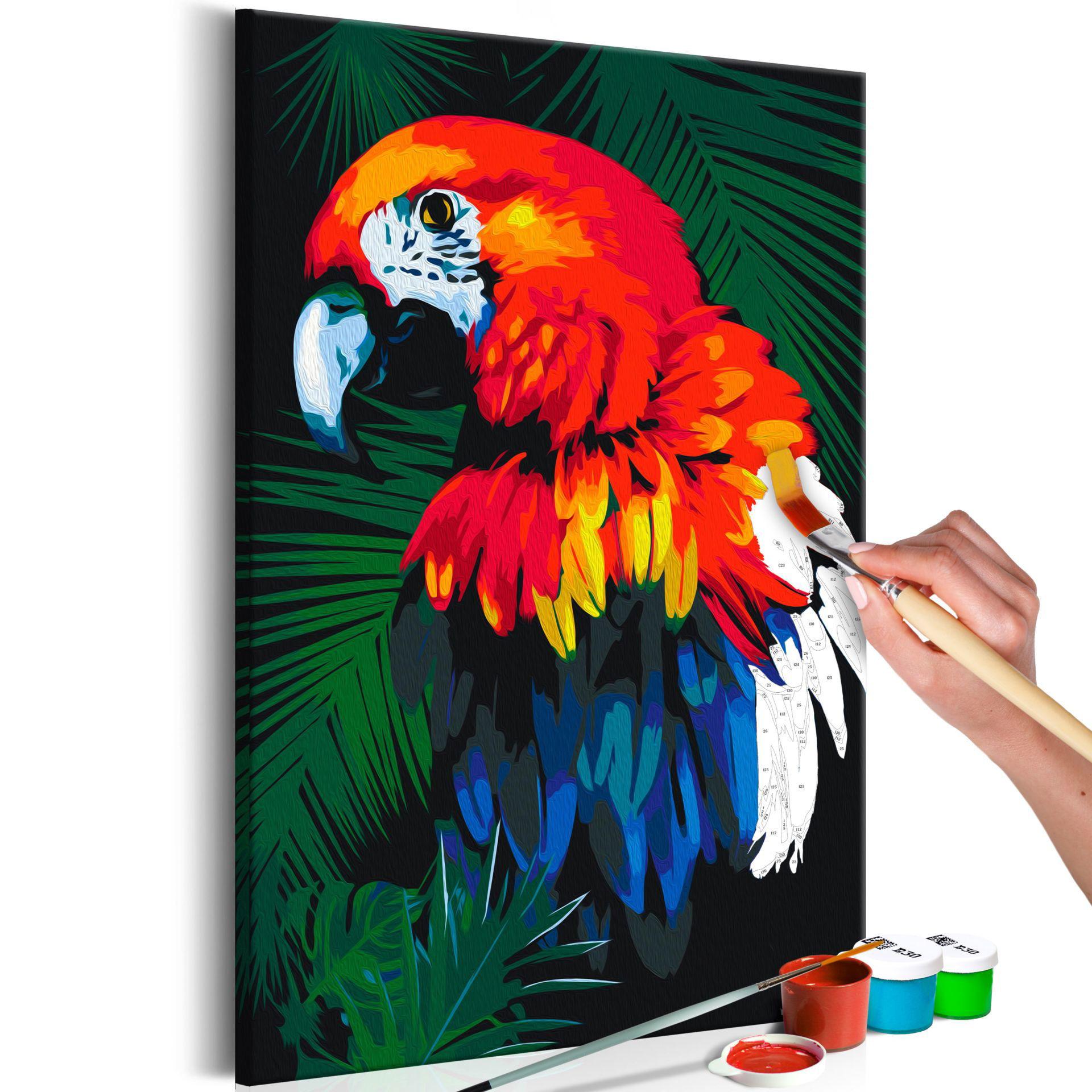 MALEN NACH ZAHLEN 40/50 cm - Multicolor, Textil (1.4/50cm) - KUNSTLOFT