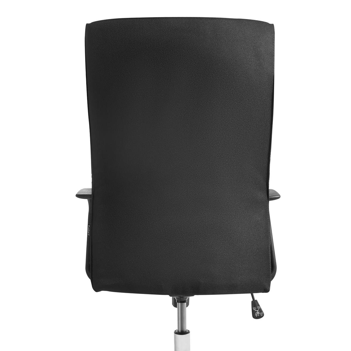 BÜROSTUHL Stoff Schwarz Zuno - Schwarz, Textil (60/103/60cm) - Beliani