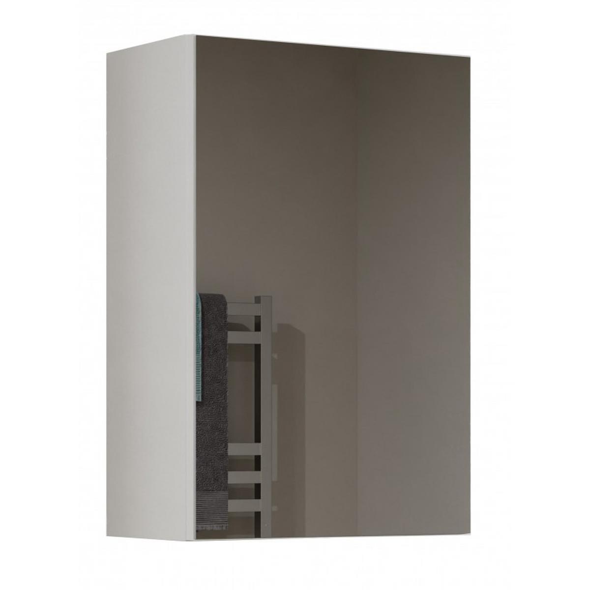 HÄNGESCHRANK mit Spiegel Weiß 40/60/22 - Weiß, Holzwerkstoff (40/60/22cm) - RAUMHIRSCH FURNITURE