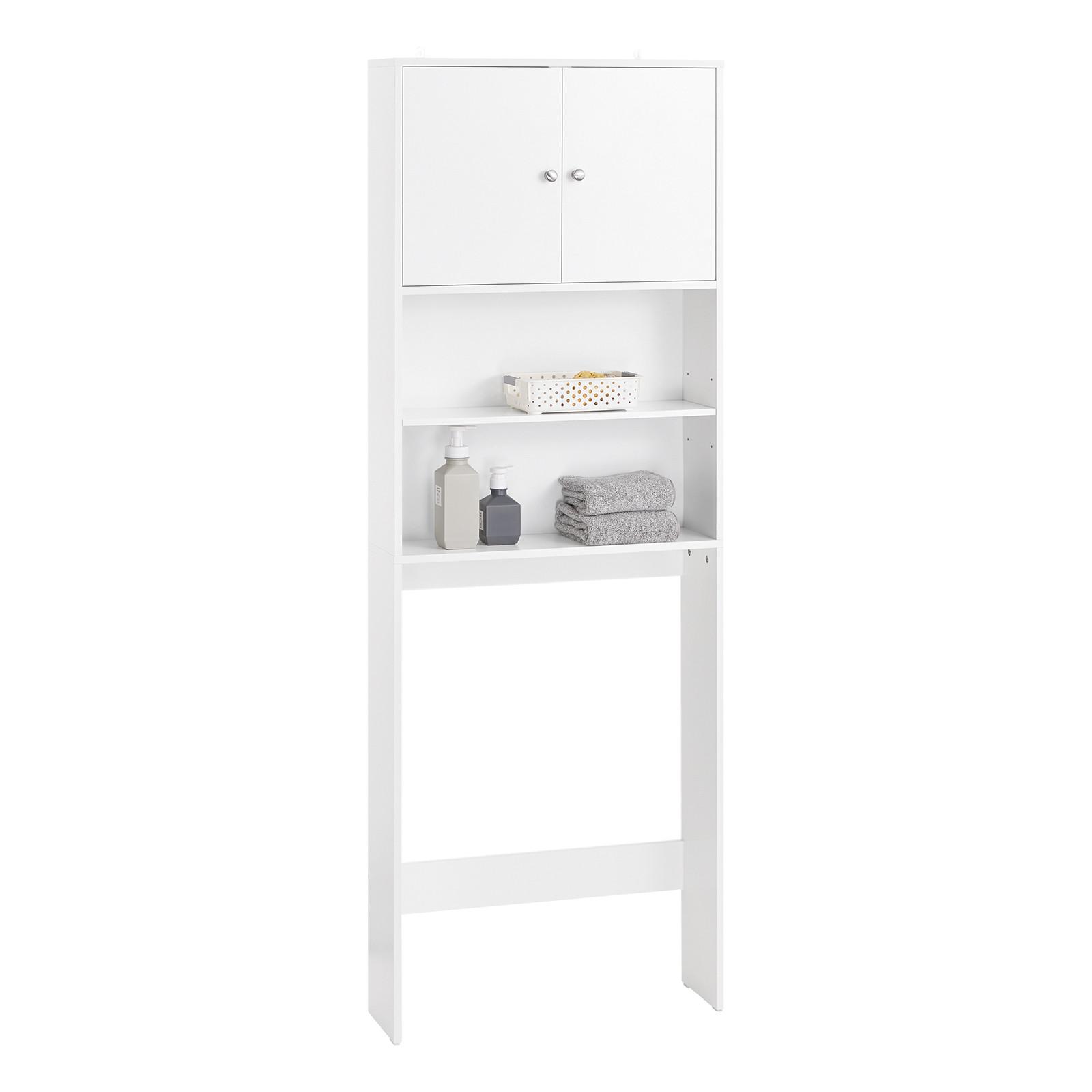WASCHMASCHINENSCHRANK Weiß - Weiß, Holzwerkstoff (65/182/20cm) - SoBuy