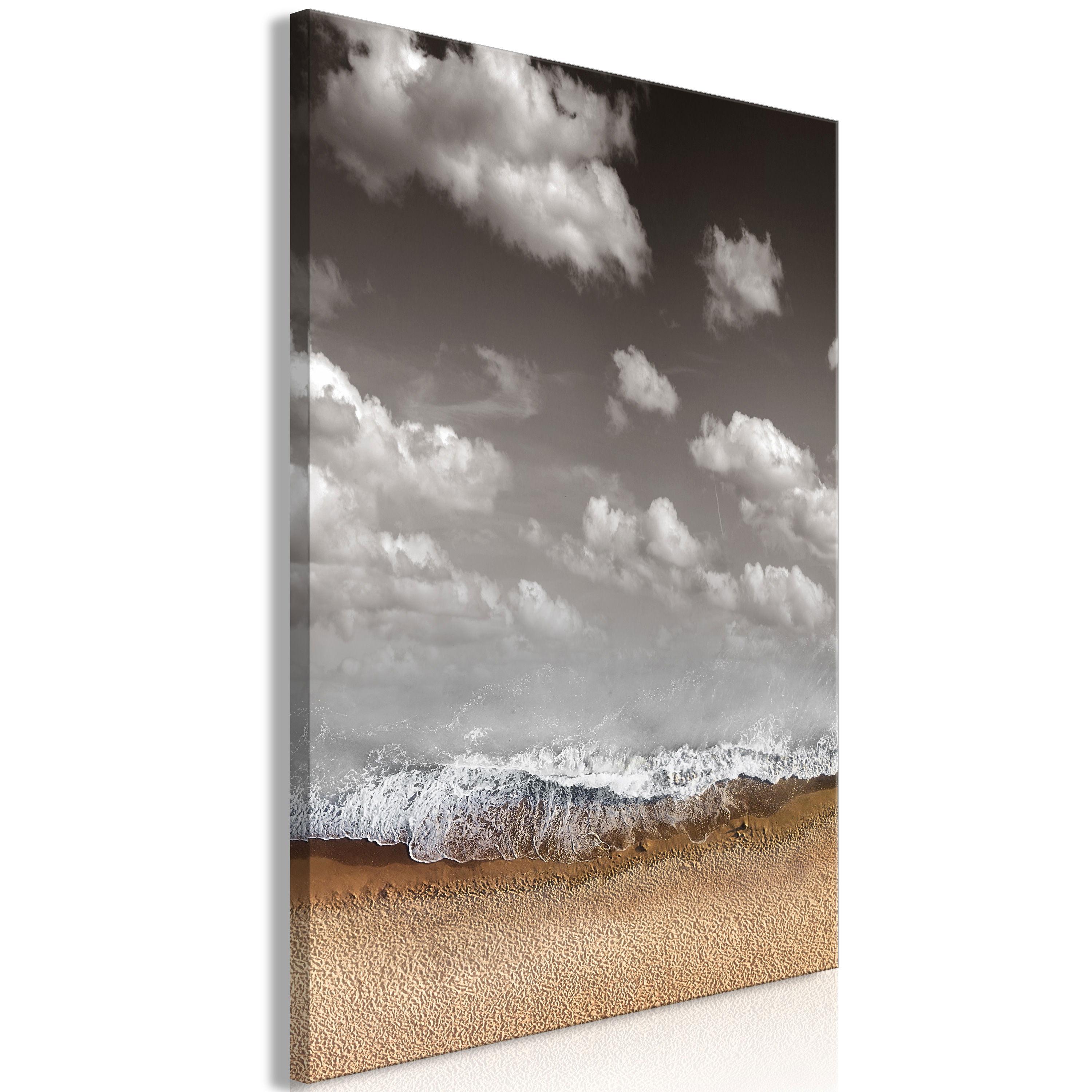 KUNSTDRUCK Grau 40/60 cm - Braun/Grau, Textil (40/60cm) - KUNSTLOFT