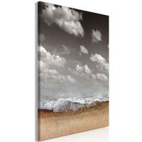 KUNSTDRUCK Grau 80/120 cm - Braun/Grau, Textil (80/120cm) - KUNSTLOFT