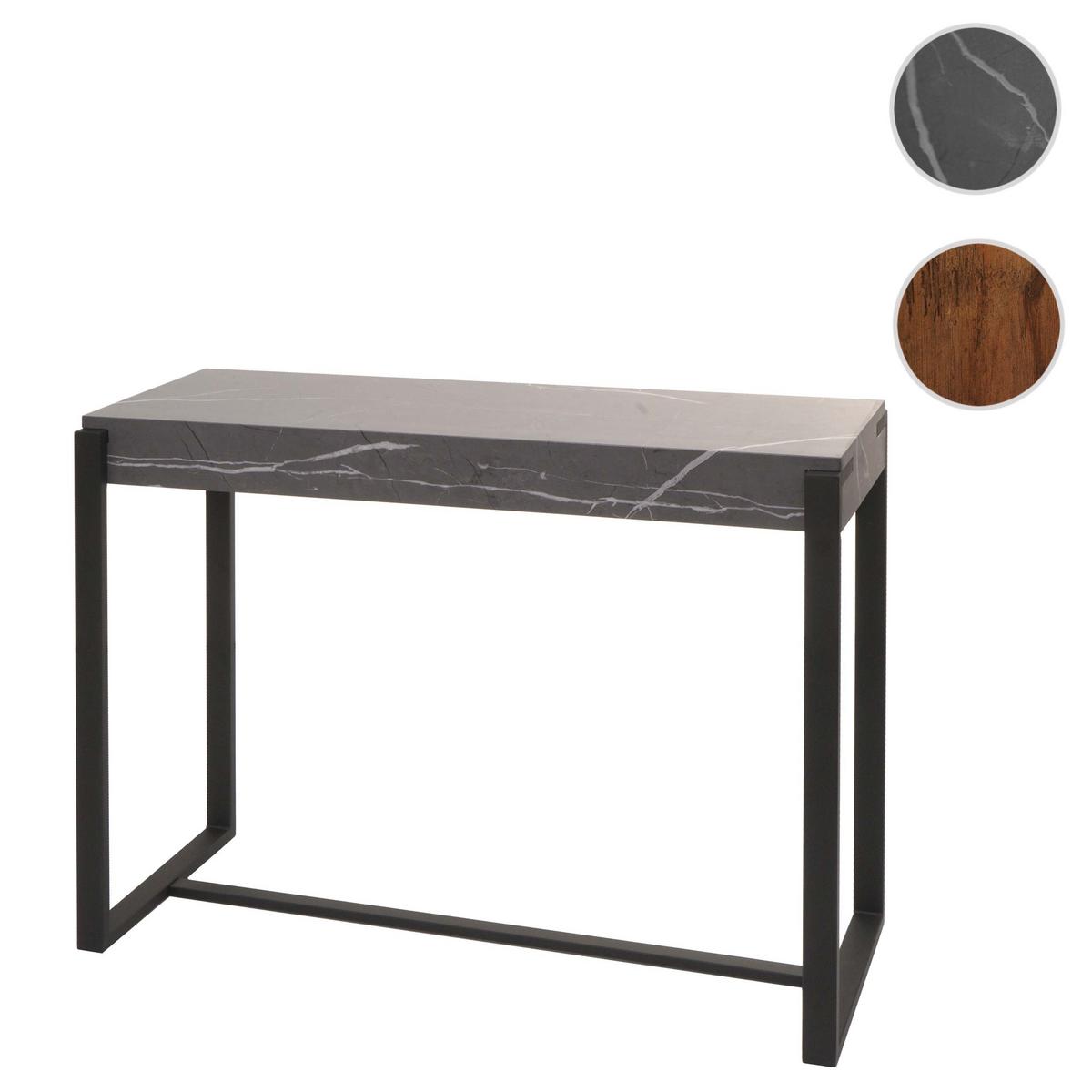 KONSOLENTISCH eckig Grau - Grau, Holzwerkstoff (40/100/81cm) - MCW