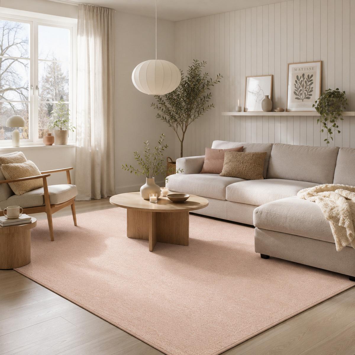 FEINSCHLINGEN VELOUR TEPPICH STRONG - Sandfarben, Textil (200/300cm) - Snapstyle