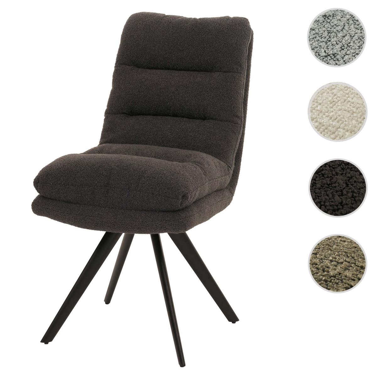 ESSZIMMERSTUHL Anthrazit - Dunkelgrau/Anthrazit, Textil (48/92/68cm) - MCW