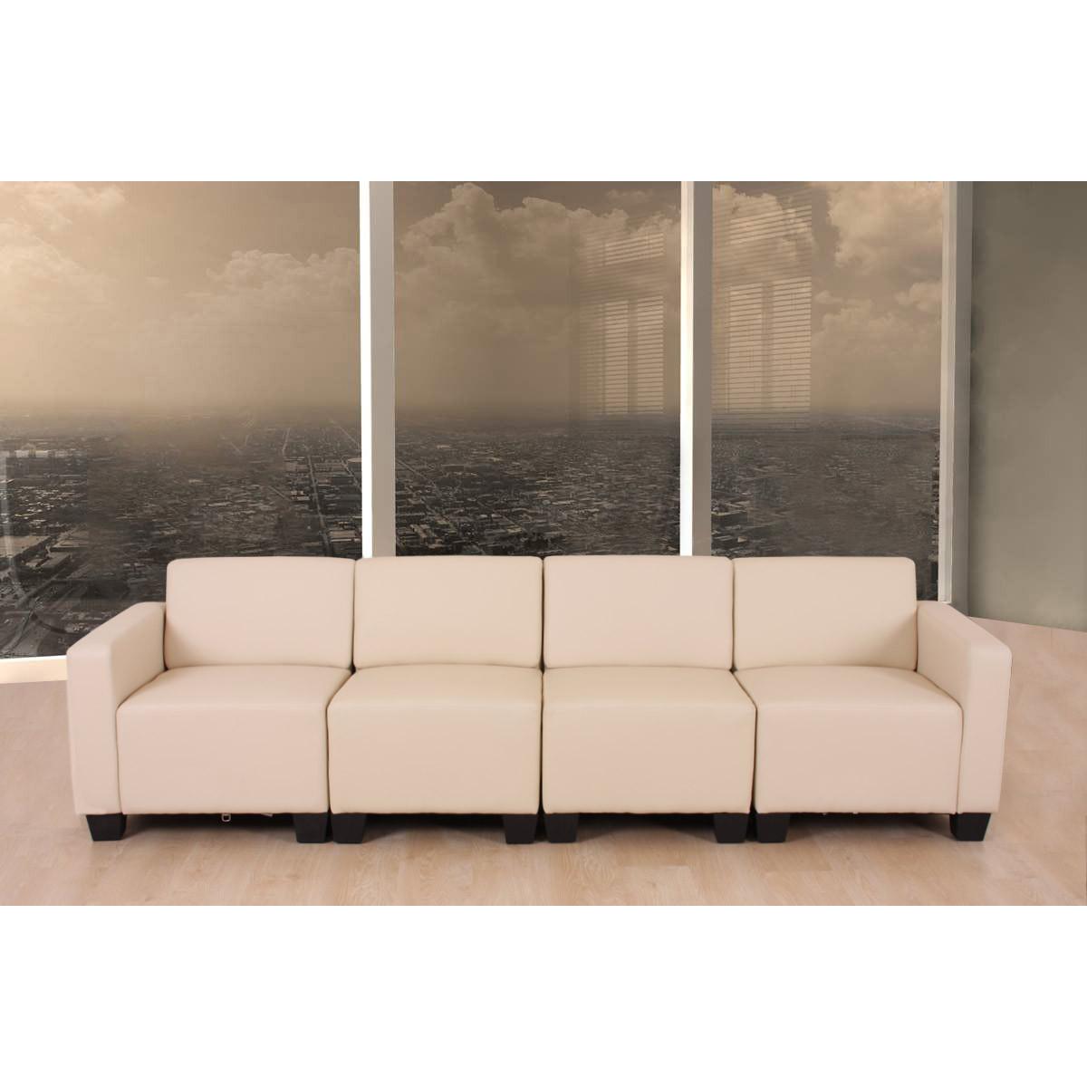 4-SITZER SOFA Beige - Beige/Creme, Textil (250/76/72cm) - MCW