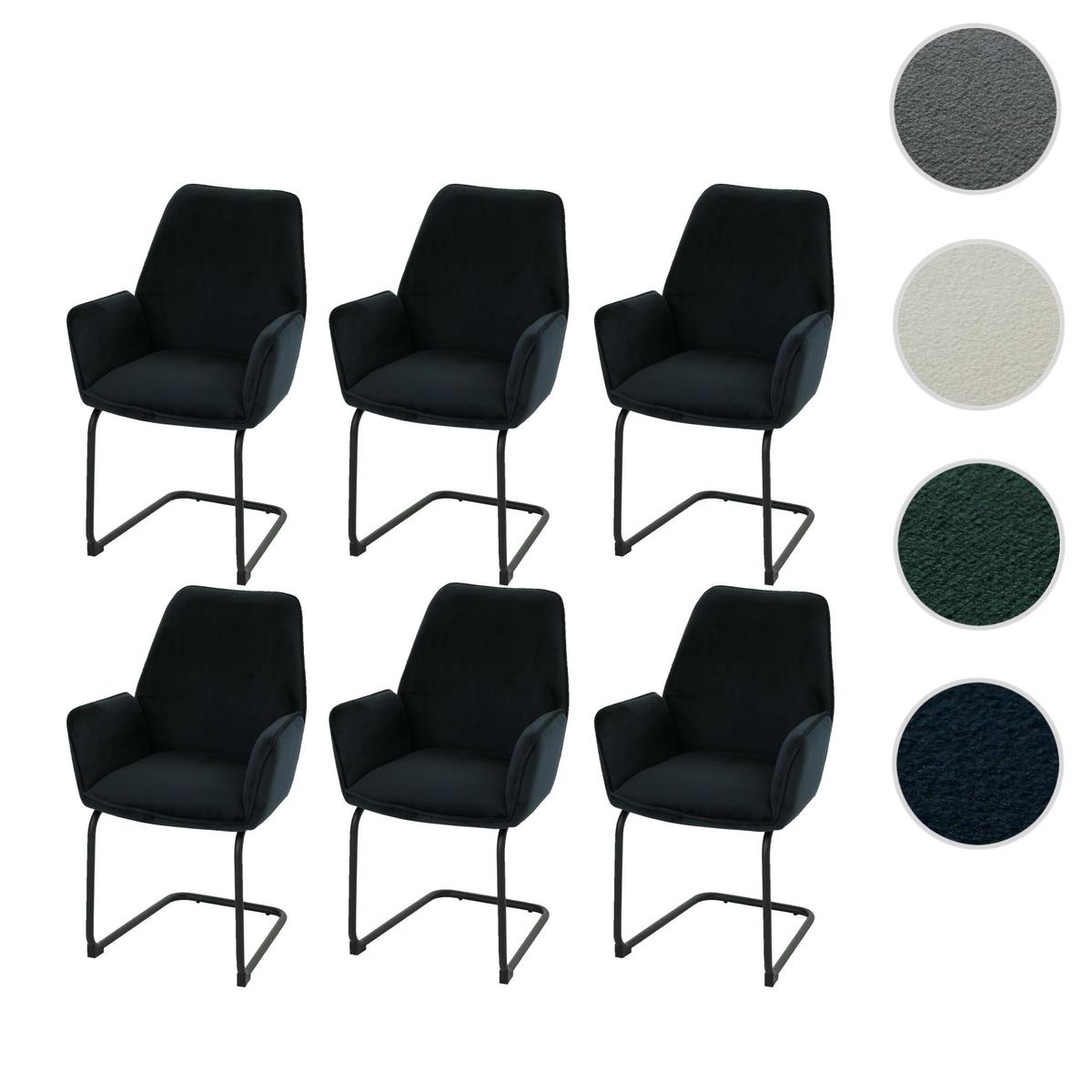 FREISCHWINGER Anthrazit 6er-Set - Anthrazit/Blaugrau, Textil (60/89/61cm) - MCW