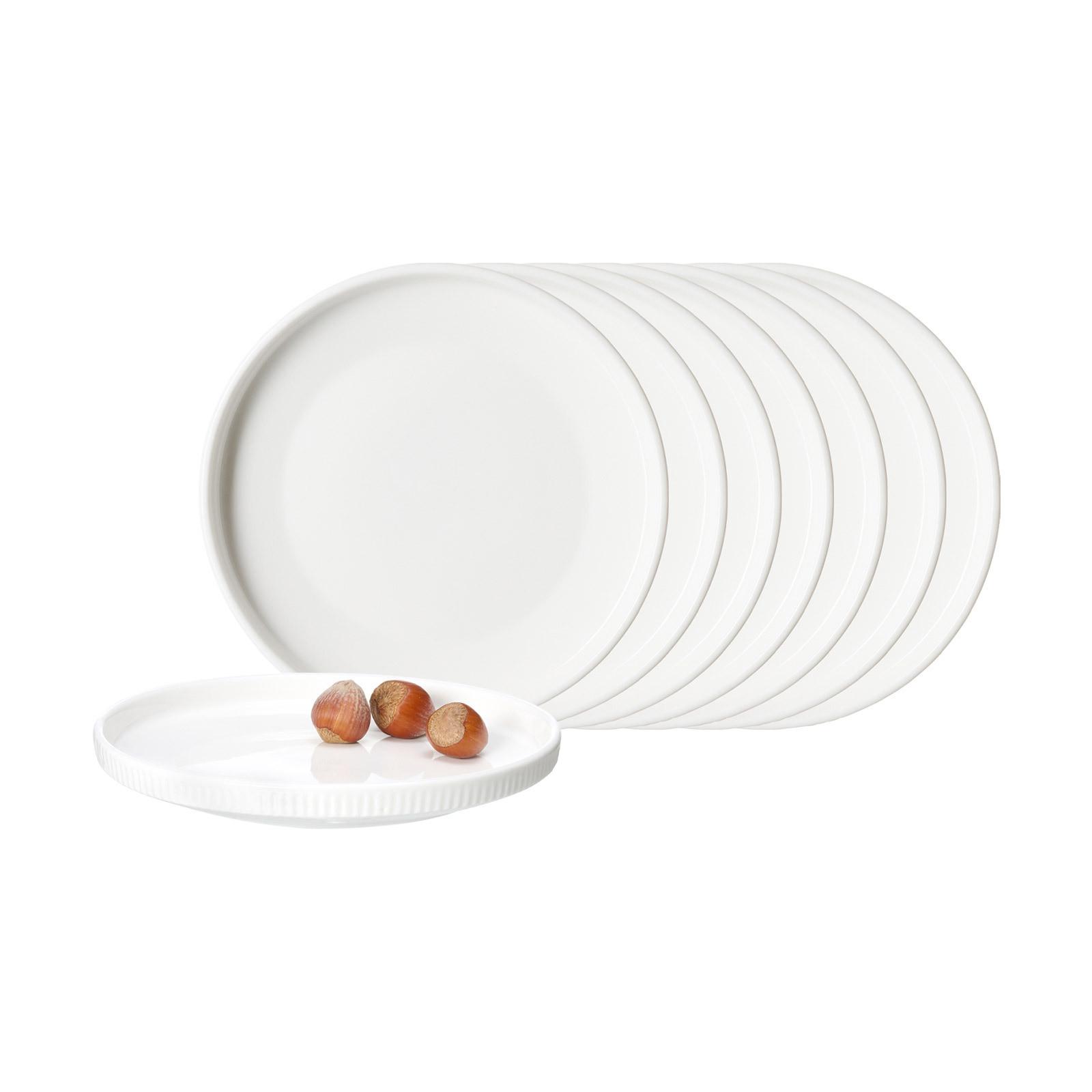 BEILAGENTELLER Kelly weiß ø 15 cm 8er Set - Weiß, Keramik (15cm) - Ritzenhoff Breker