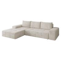 ECKSCHLAFSOFA Tonseo L, Seite: Links - Schwarz/Sahara, Holz/Kunststoff (275/173cm) - MIRJAN24