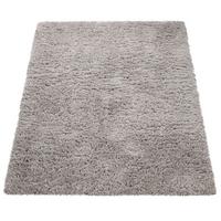 HOCHFLORTEPPICH, einfarbig, Florhöhe 70 mm, Grau, 120 x 160 cm - Grau, Textil (160/120cm) - KADIMA DESIGN