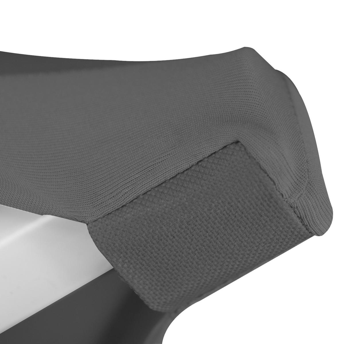 STEHTISCHHUSSE Stella Ø 70 cm Anthrazit - Anthrazit, Textil (70/120cm)