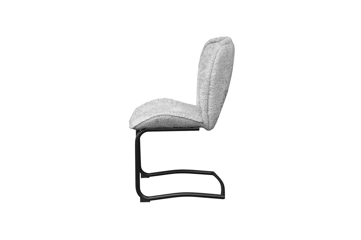ESSZIMMERSTUHL JONA Hellgrau Webstoff (1er-Set) - Hellgrau, Kunststoff/Textil (49/92/59cm) - KAWOLA