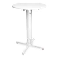 STEHTISCH Bellini - Weiß, Metall (80/80/110cm) - Beautissu 