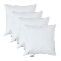FÜLLKISSEN 4er-Set, Federkissen 45/45 cm - Weiß, Textil (45/45cm) - Homescapes
