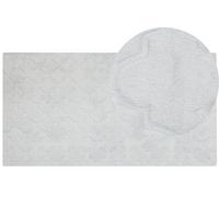 SHAGGY-KUNSTFELLTEPPICH Gharo 150/80 cm - Grau, Kunststoff (80/150cm) - Beliani