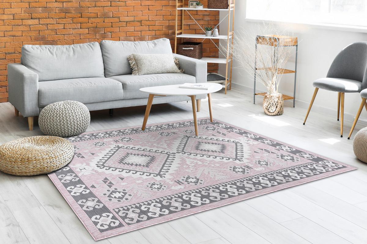 TEPPICH Sion 80/150 cm - Pink, Textil (80/150cm) - rugsX