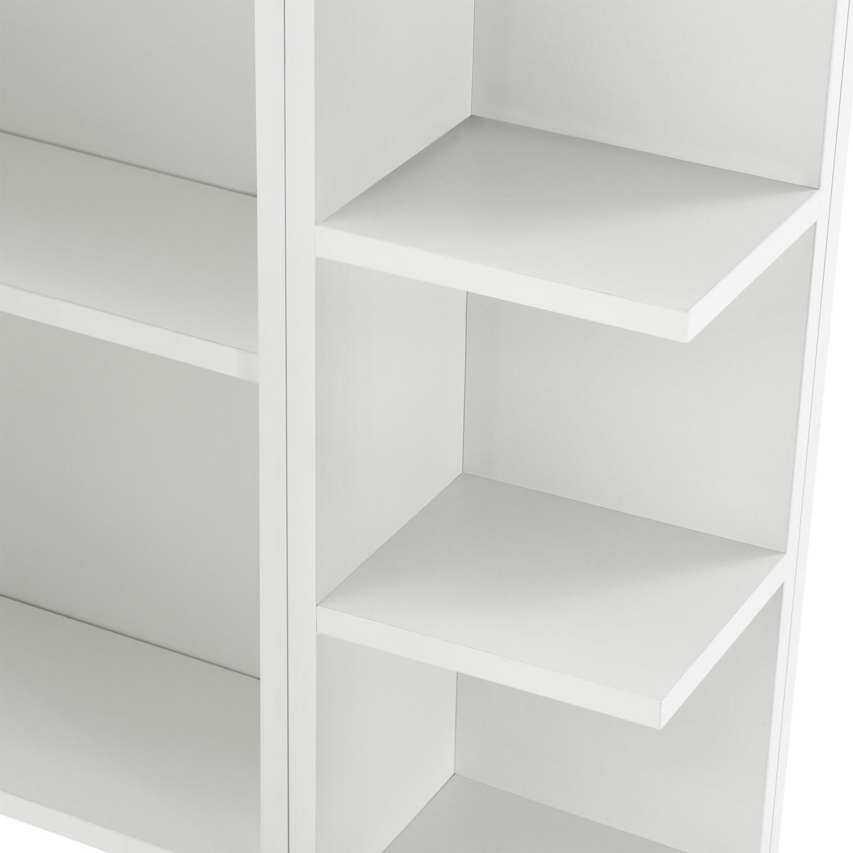 SPIEGELSCHRANK Harstad - Weiß, Holzwerkstoff (80/64/20cm) - [en.casa]
