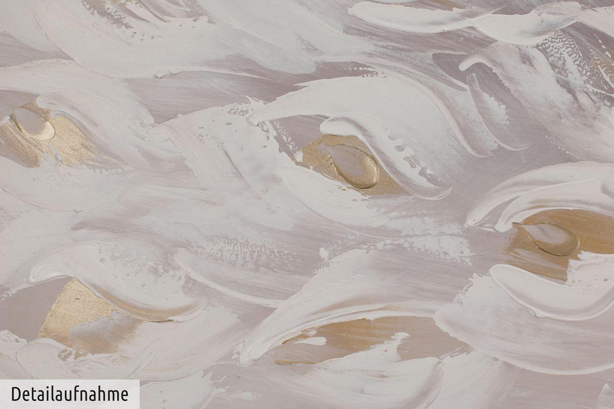 ACRYLBILD HANDGEMALT 150/50 cm - Beige, Holz/Textil (150/50cm) - KUNSTLOFT