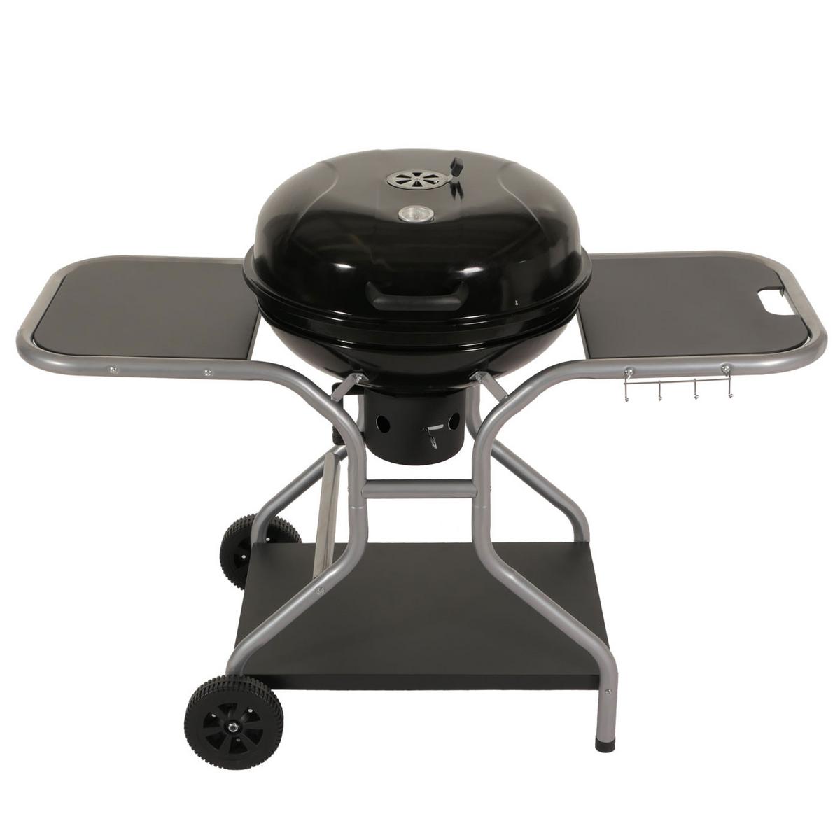 GRILLWAGEN Schwarz - Schwarz, Metall (131/143/66cm) - MCW