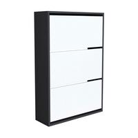 SCHUHKIPPER Aurskog - Grau, Holzwerkstoff (73.5/110/24cm) - [en.casa]