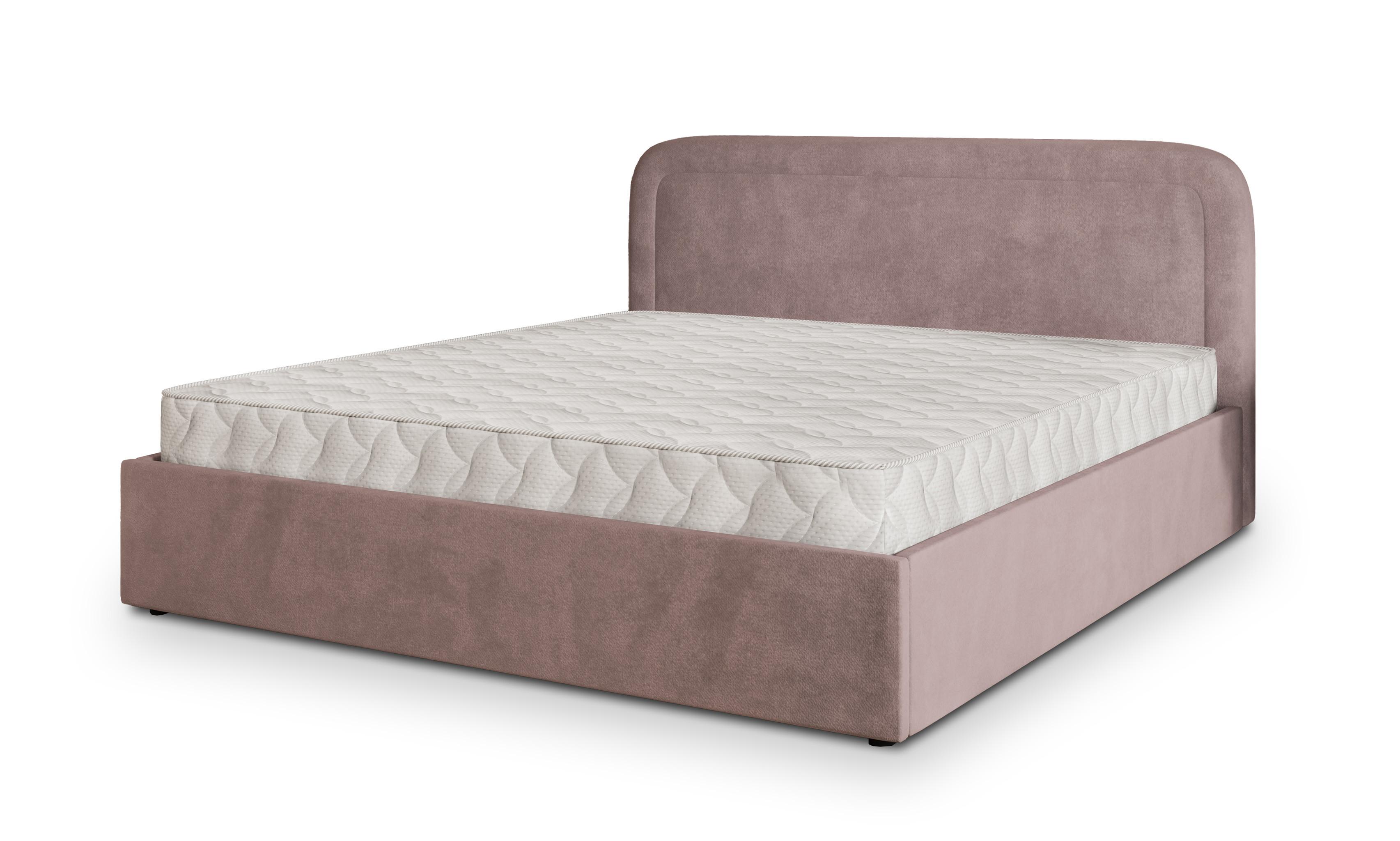 POLSTERBETT BENIRA K 180x200 cm mit Bettkästen - Rosa - Rosa, Holz (180/200cm) - MASSENO