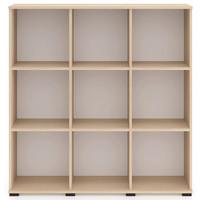 STANDREGAL Odelis 119 cm - Beige/Schwarz, Holzwerkstoff/Kunststoff (119.8/123.9/33.7cm) - Selsey