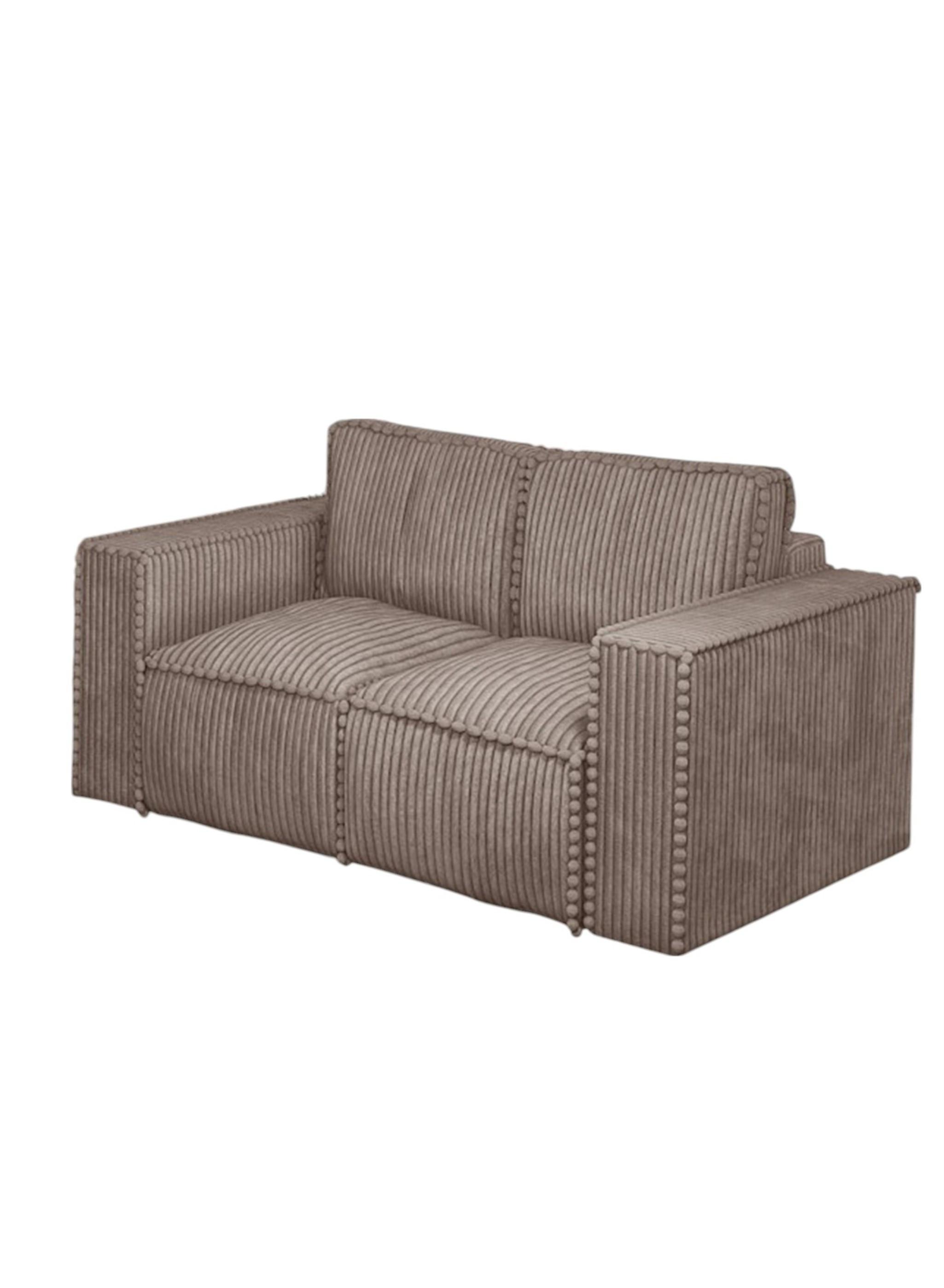 SOFA 2-sitzer Vajana - Beige, Holzwerkstoff/Textil (150/86/102cm) - Fun Möbel