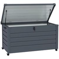 GARTENBOX Verzinkter Stahl Dunkelgrau - Dunkelgrau, Metall (62/66/120cm) - Outsunny