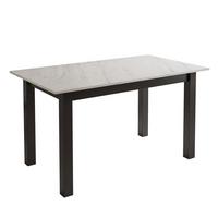 ESSTISCH ARTON 140-195 cm für 6-8 Personen - Multicolor/Schwarz, Holzwerkstoff/Metall (140/80/77cm) - Lookway