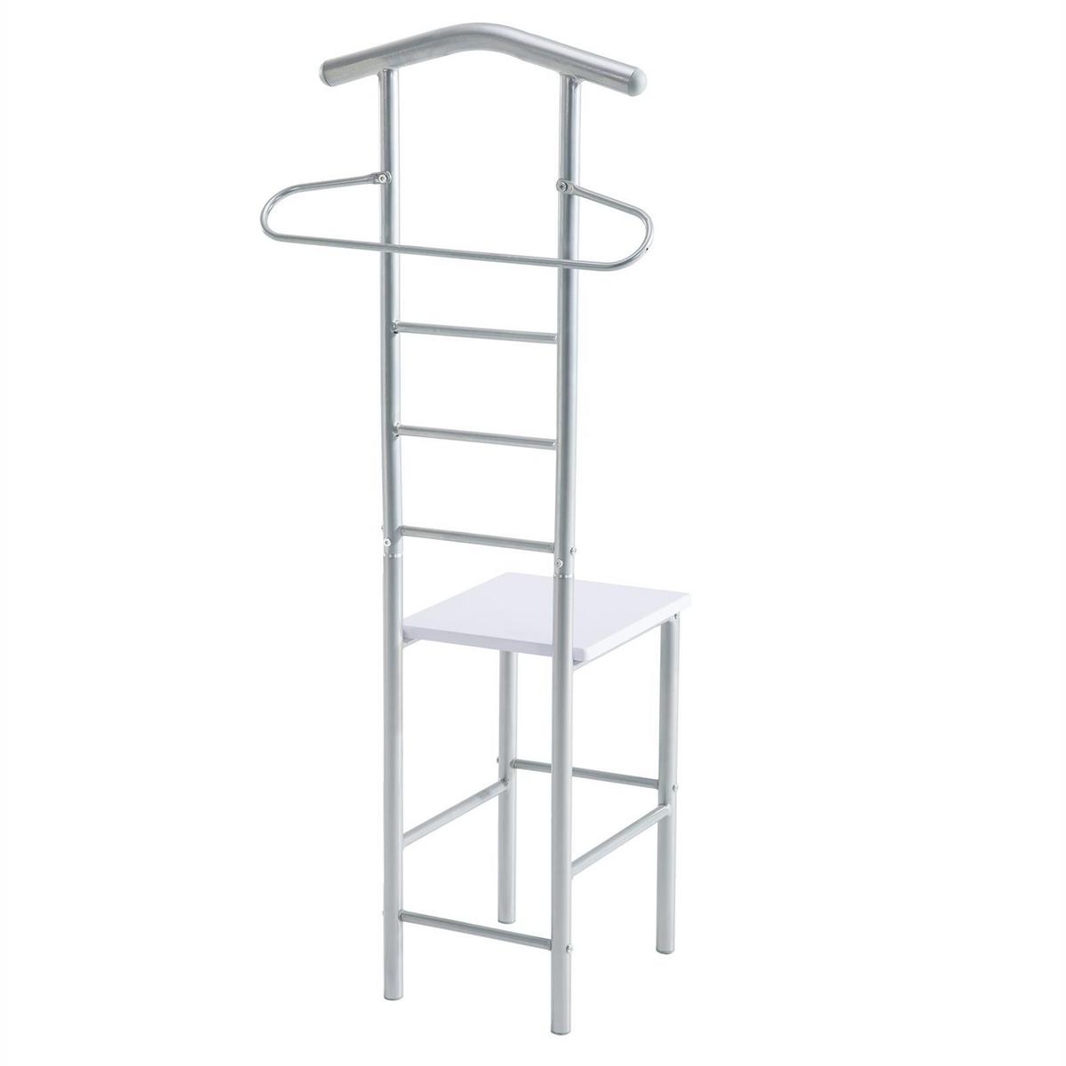 HERRENDIENER JIVO weiß - Weiß, Metall (53/121/47cm) - CARO-Möbel