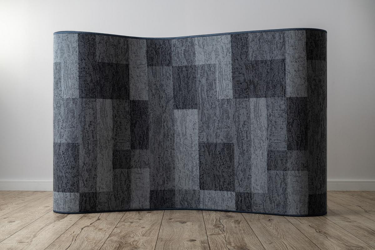 LÄUFER Antirutsch ICONA 120/120 cm - Grau, Textil (120/120cm) - rugsX