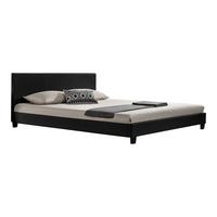 POLSTERBETT Albacete - Schwarz, Textil (180/200cm) - Corium