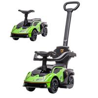 KINDER-RUTSCHAUTO Kunststoff Metall Grün - Grün, Kunststoff (86.5/40/89.5cm) - AIYAPLAY