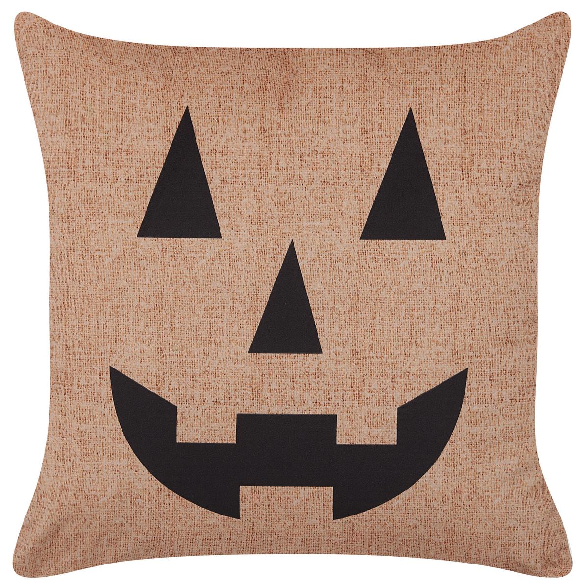 DEKOKISSEN 2er-Set Beige 45/45 cm Sebes - Beige, Textil (45/45cm) - Beliani