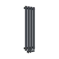 HEIZKÖRPER Doppelrohr vertikal montierbar Anthrazit 24/90/5,8 cm - Anthrazit, Metall (24/90/5.8cm) - EMKE
