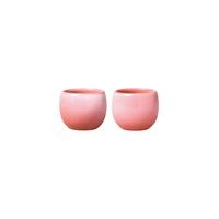 EIERBECHER Perlemor Home Coral rosa-rot 50 ml 2er Set - Rot/Rosa, Keramik (5.3/4.4/5.3cm) - like.Villeroy & Boch
