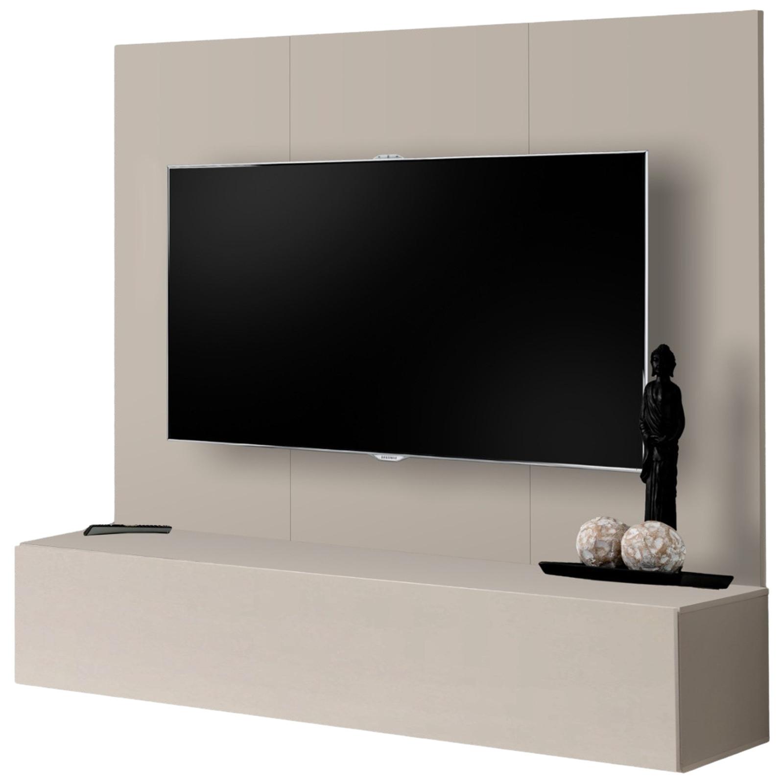 TV-LOWBOARD Kaschmir 160 cm hängend, Set inklusive Wandpaneel - Kaschmir, Holzwerkstoff (160/148/40cm) - Inn.Furn
