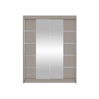 SCHWEBETÜRENSCHRANK Camino V - Kaschmir/Silberfarben, Holzwerkstoff/Metall (150/200/58cm) - MIRJAN24