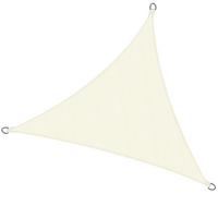 SONNENSEGEL SolVision PS9 300/300/300 cm dreieckig Creme PE - Creme, Kunststoff (300/300cm) - Sol Royal