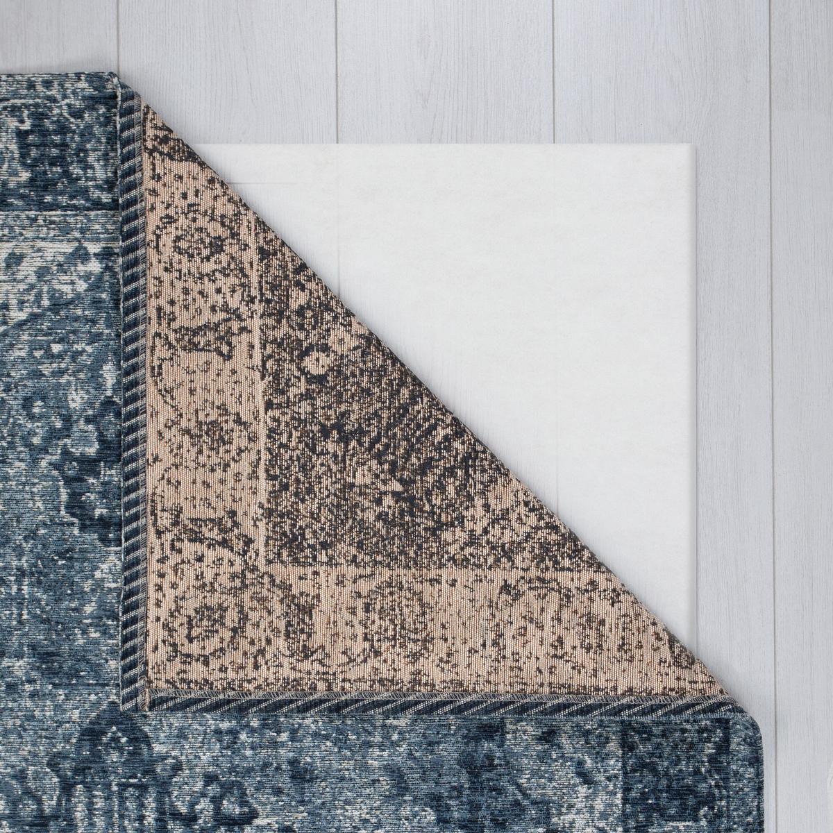 TEPPICH COQUET, im Vintage-Stil, Blau, 120 x 170 cm - Blau, Textil (170/120cm) - KADIMA DESIGN