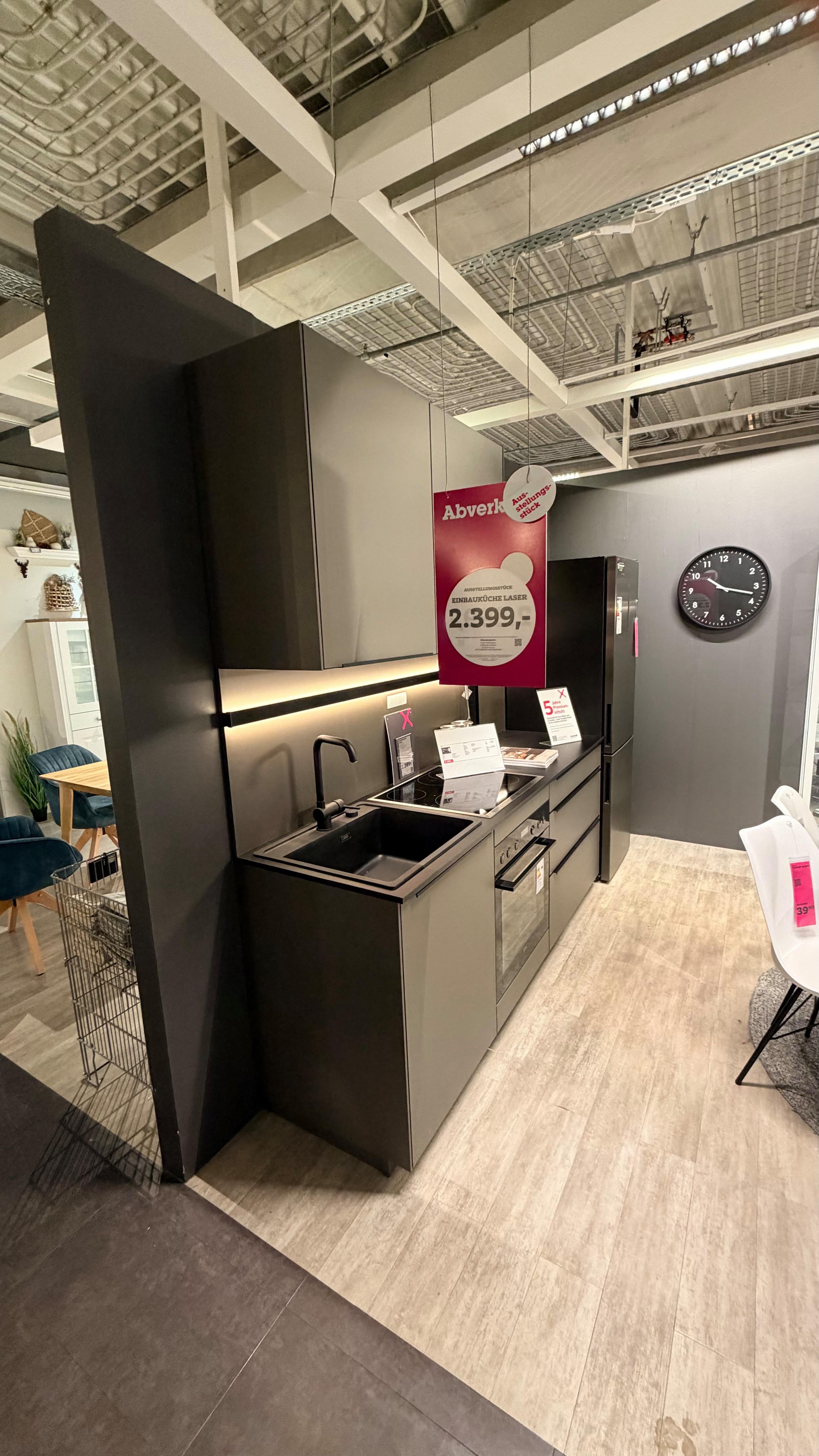 Küchenblock Nobilia Laser Vulkangrau - Nobilia