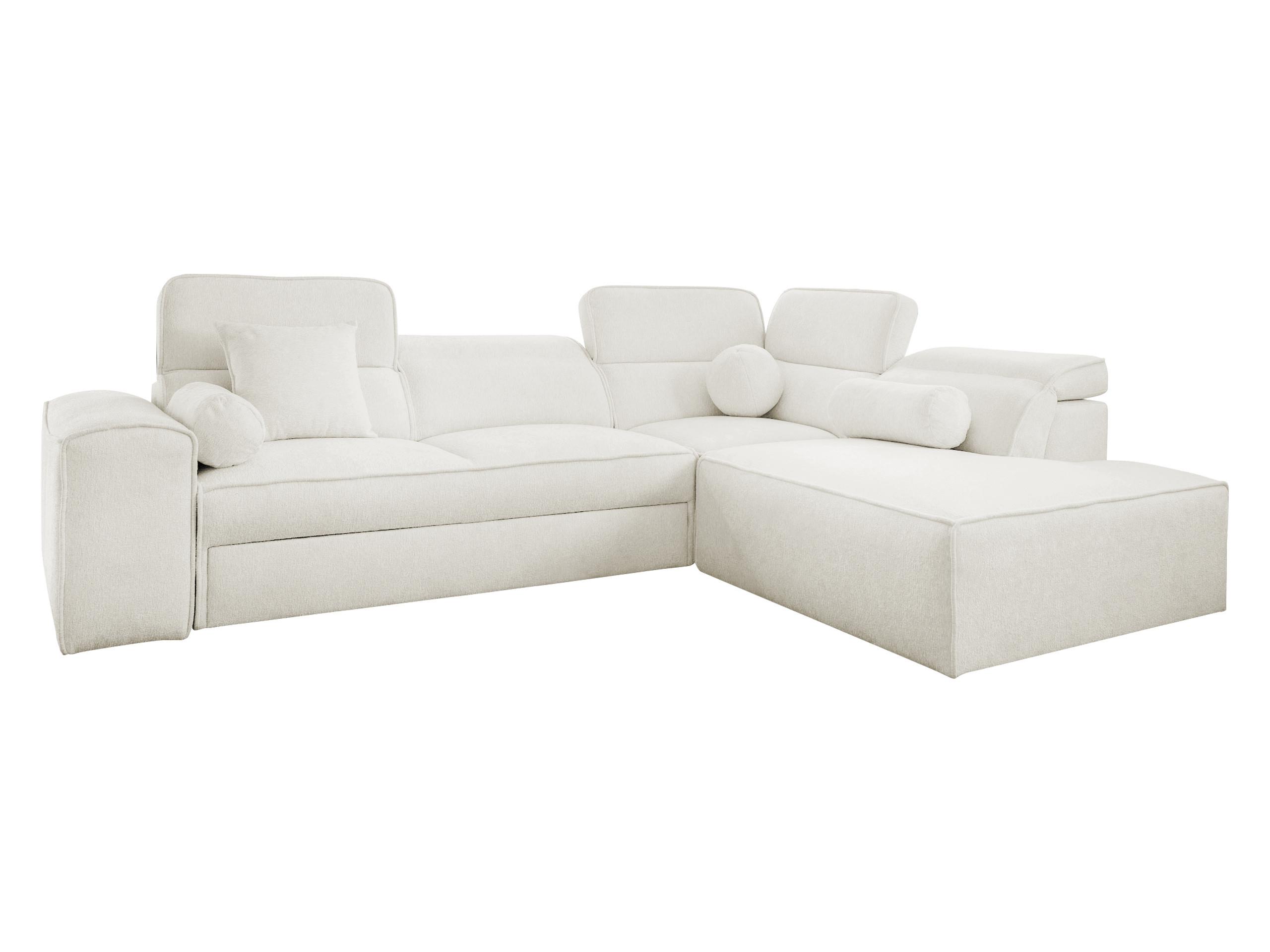 ECKSCHLAFSOFA Viveri VII, Seite: Rechts - Creme, Holz/Textil (276/214cm) - MIRJAN24