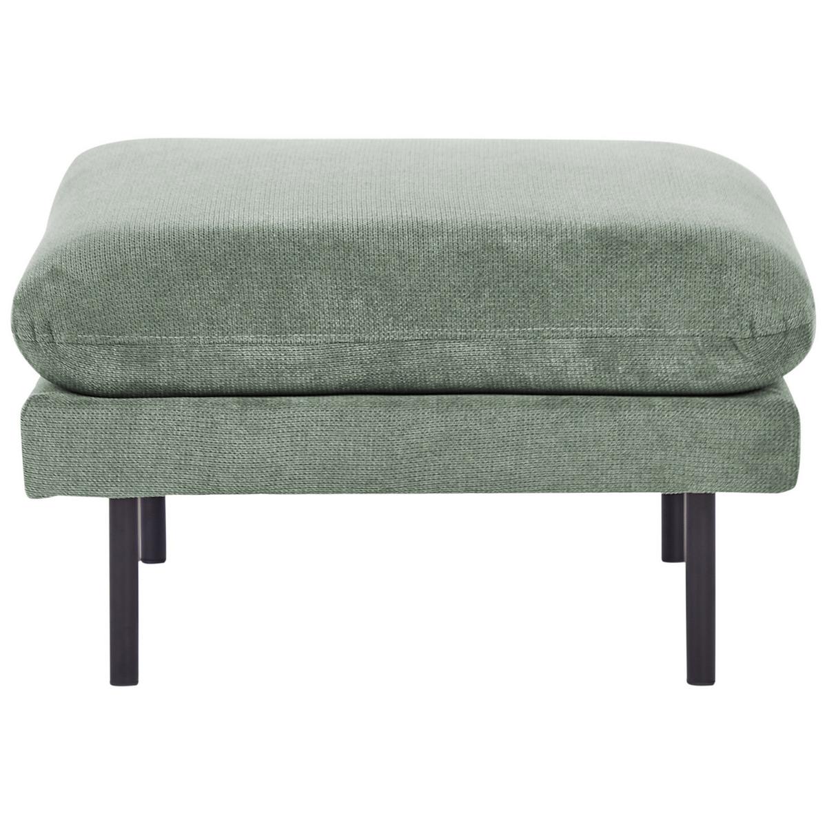 OTTOMANE Stoff Hellgrün Vinterbro - Hellgrün, Textil (70/44/70cm) - Beliani