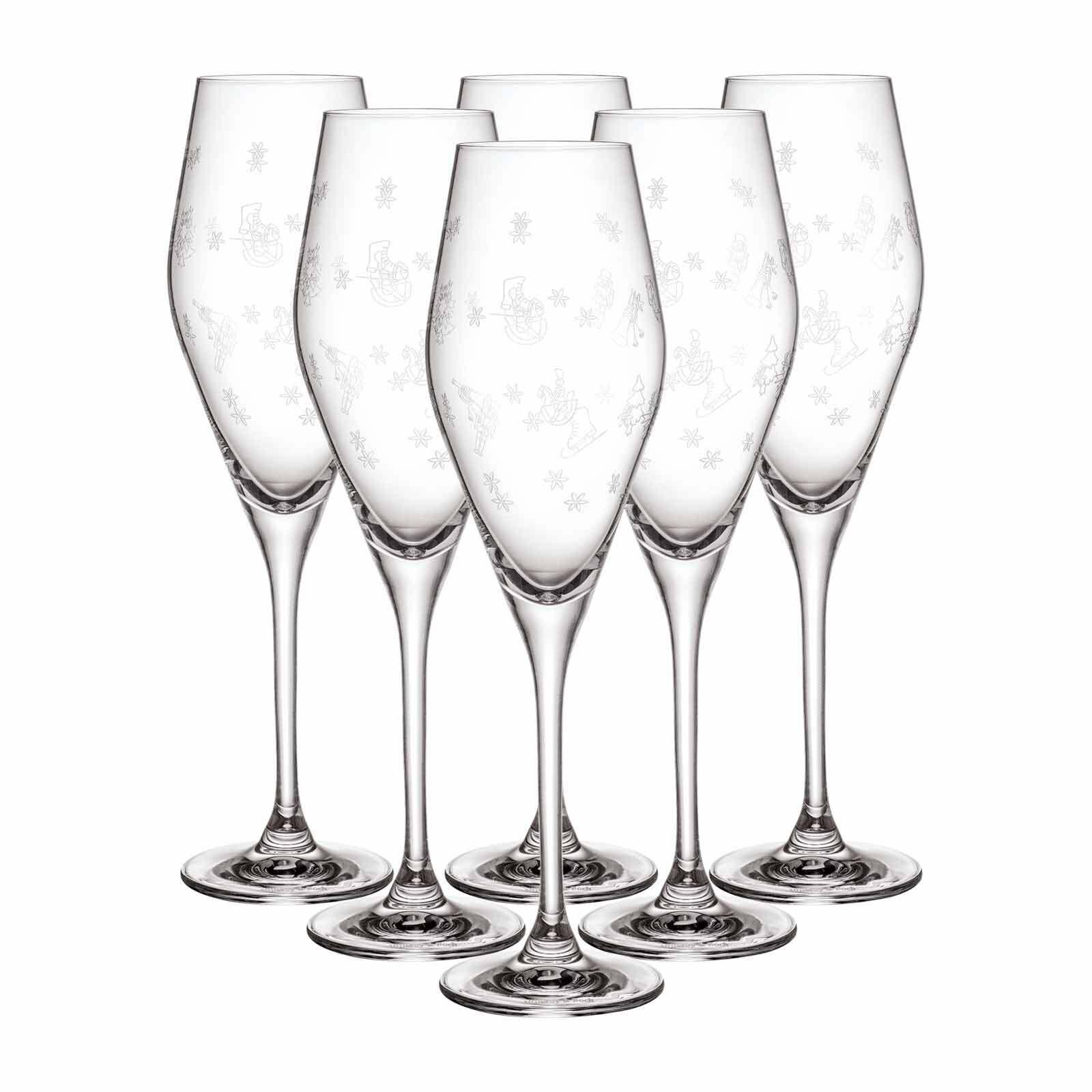 SEKTGLÄSER Toy's Delight transparent 260 ml 6er Set - Transparent, Glas (0.26L) - Villeroy & Boch