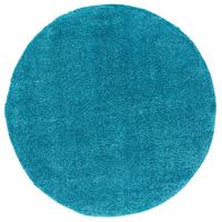 HOCHFLOR LANGFLOR TEPPICH ALOHA RUND - Türkis, Textil (150/150cm) - Pergamon