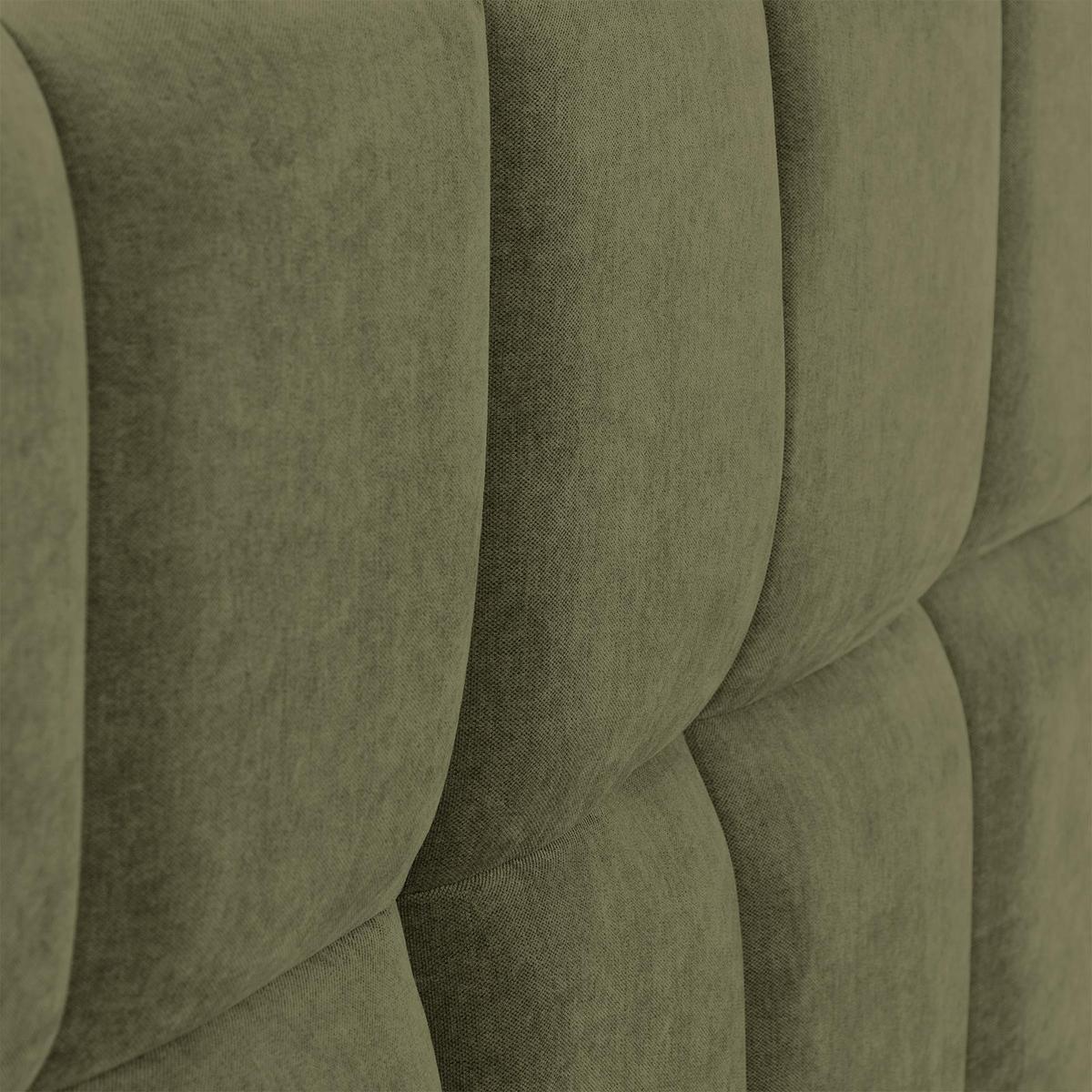 POLSTERBETT EMILIA 140x200 cm grün - Grün, Textil (140/200cm) - IDIMEX