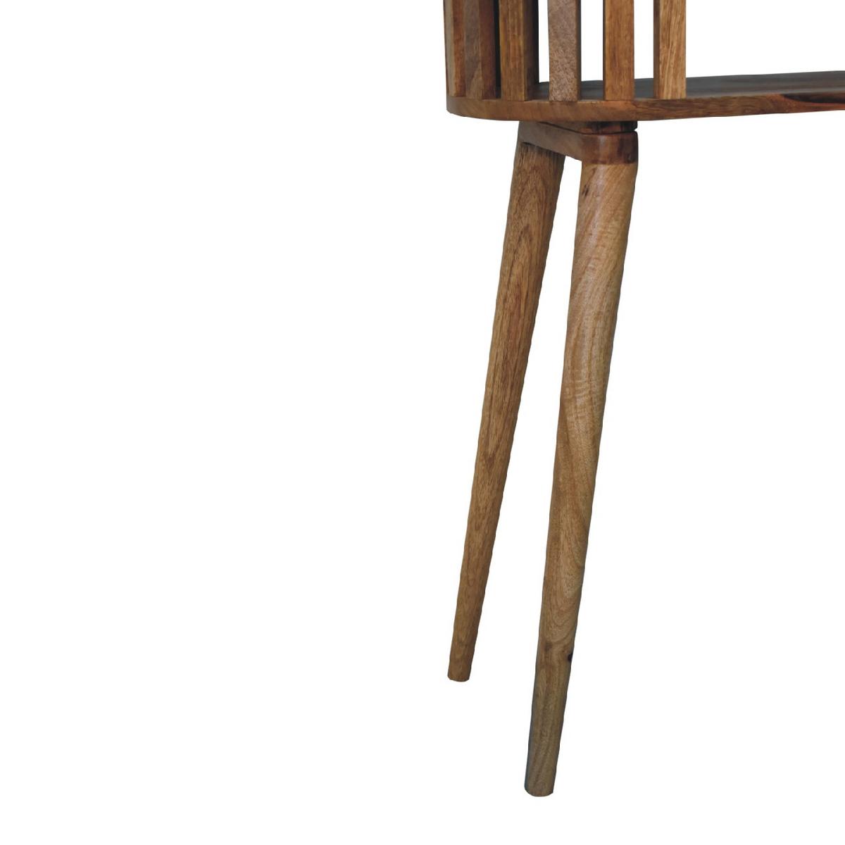 KONSOLE Ariella, Offenes Regal, Beige - Beige, Holz (30/70/80cm) - Artisan Furniture