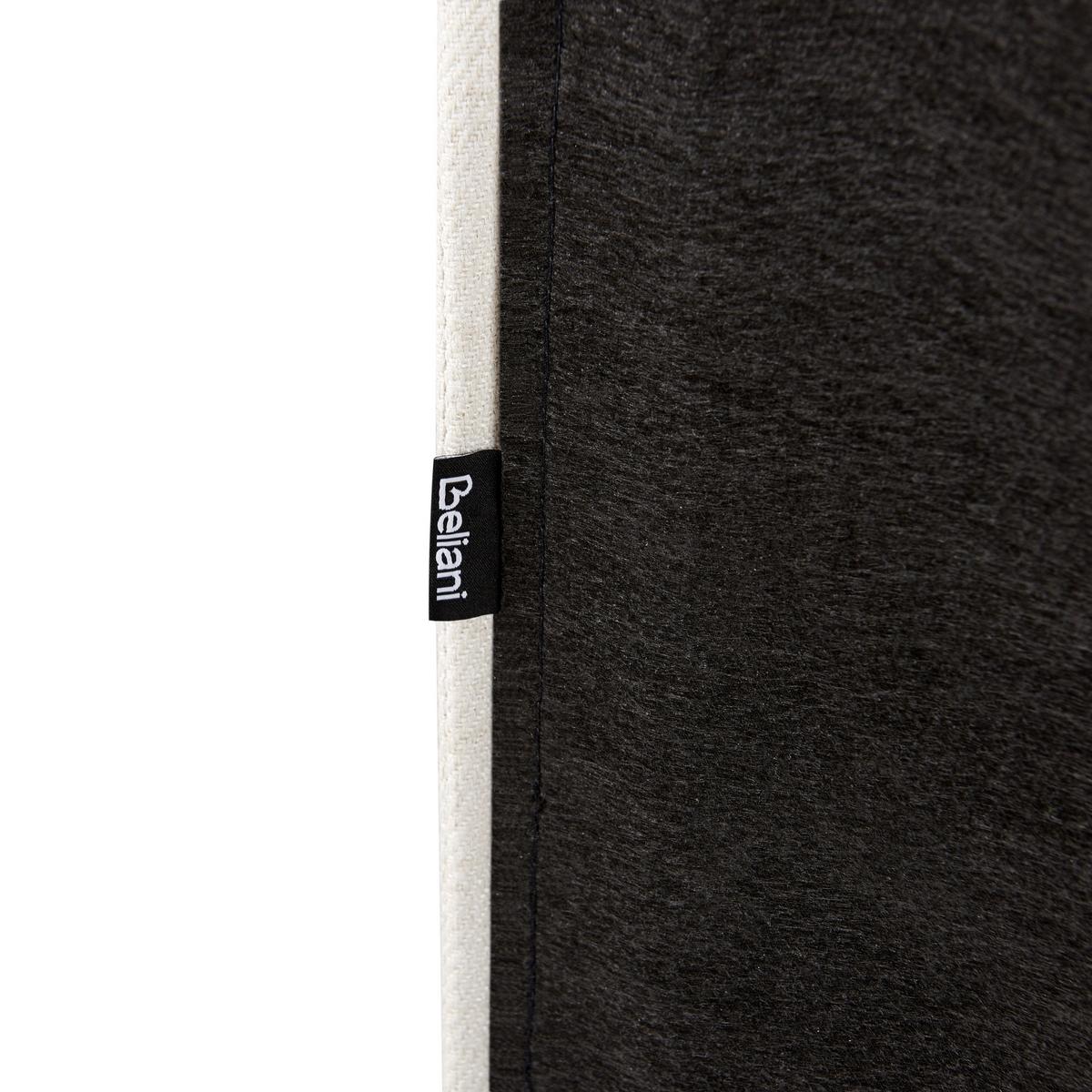 POLSTERBETT mit Lattenrost 160x200 cm Weiß Linards - Creme, Textil (160/200cm) - Beliani
