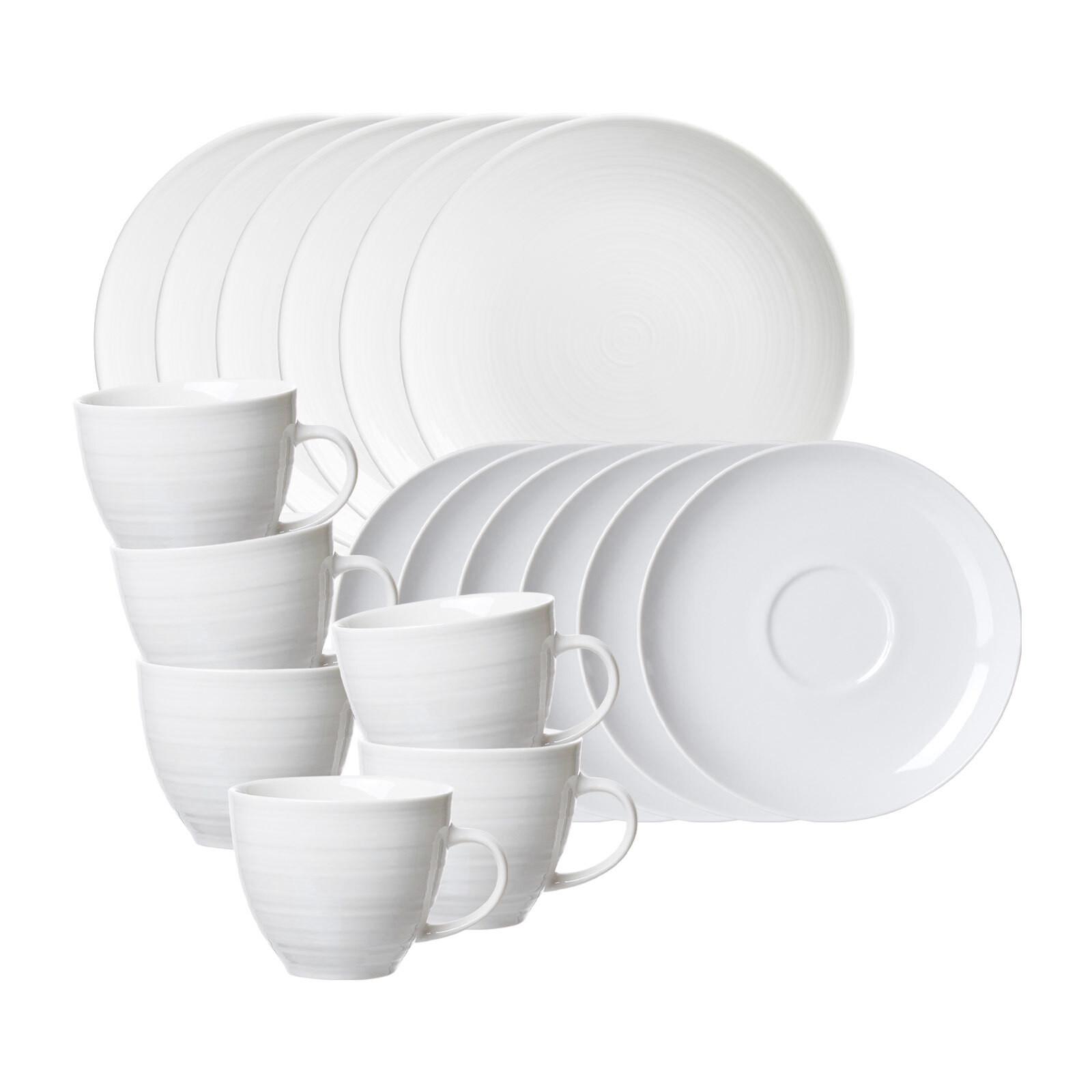 KAFFEESERVICE Suomi Beige 18-tlg. - Beige, Keramik (2/2/2cm) - Ritzenhoff Breker