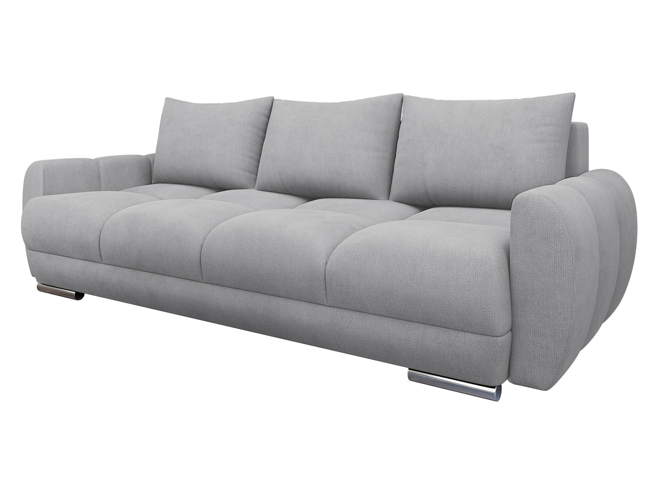 SCHLAFSOFA Logo 3 - Silberfarben, Holz/Kunststoff (234/89/97cm) - MIRJAN24